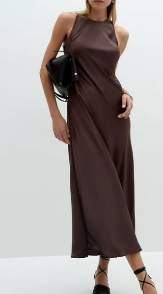 В наличии Атласные базовые платья🖤