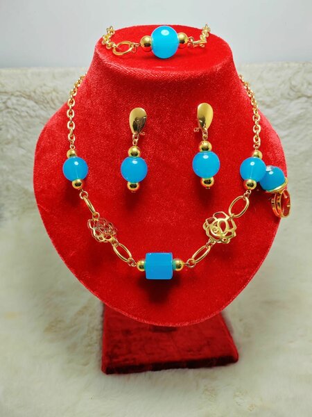 Parure Bijoux Femme Turquoise