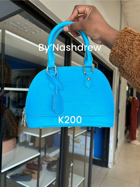 Women's small handbag bright blue