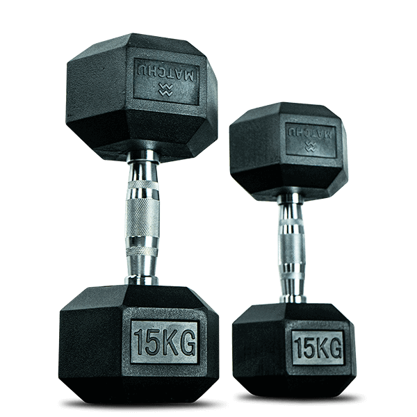 Haltères hexagonales 15kg