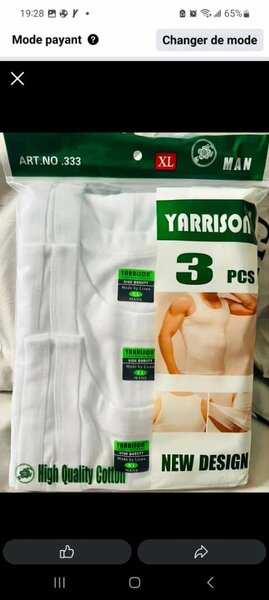 Lot de 3 débardeurs en coton