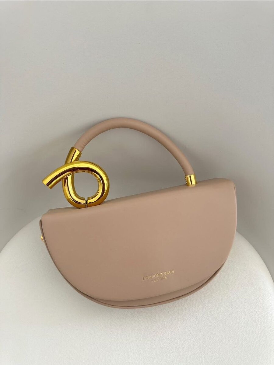 Sac à main élégant rond