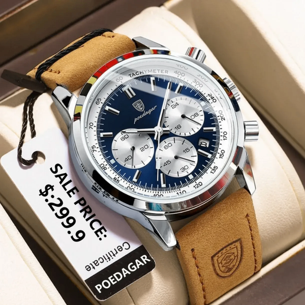 Montre Poedagar Chronographe Élégante