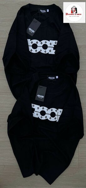 T-shirt noir graphique