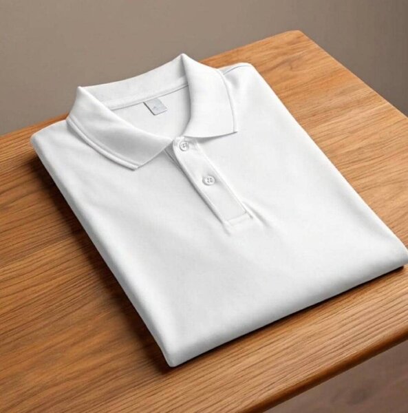 Polo blanc classique pour hommes