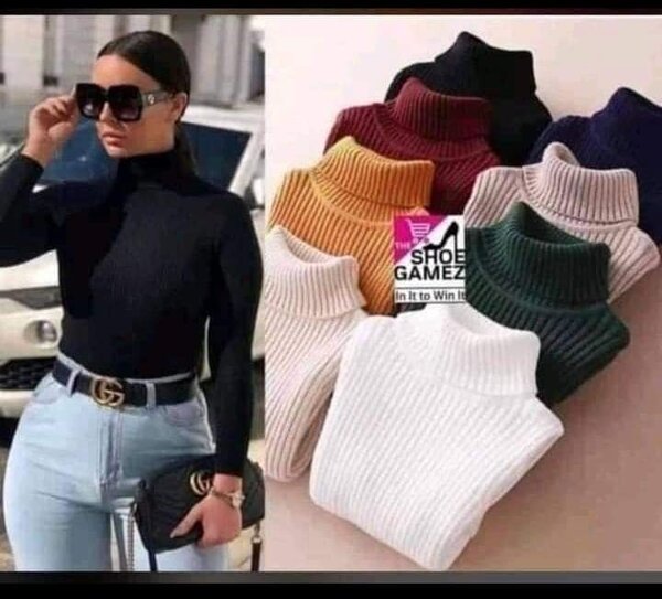 PULL COL ROULÉ femme