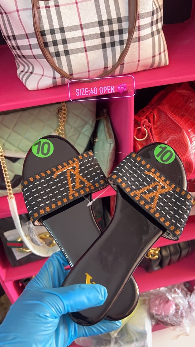 LV slippers for Beautiful girls