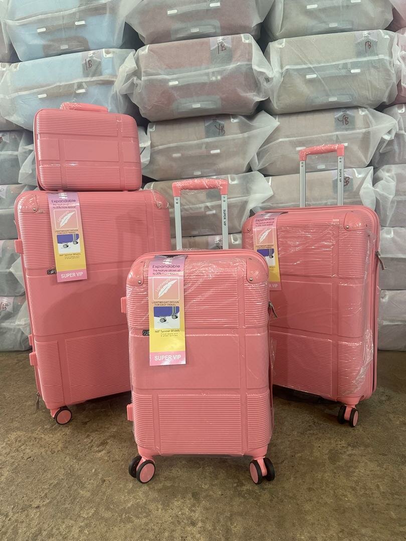Travelling Bags - Pink (4 Sets)