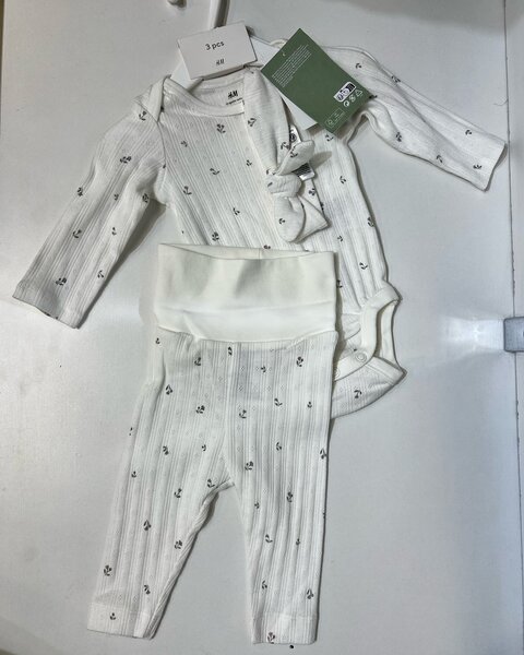 тройки для новорождённых от бренда H&M