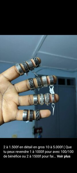 Bagues en acier inoxydable