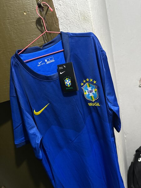 Maillot Dri-FIT Brésil Bleu