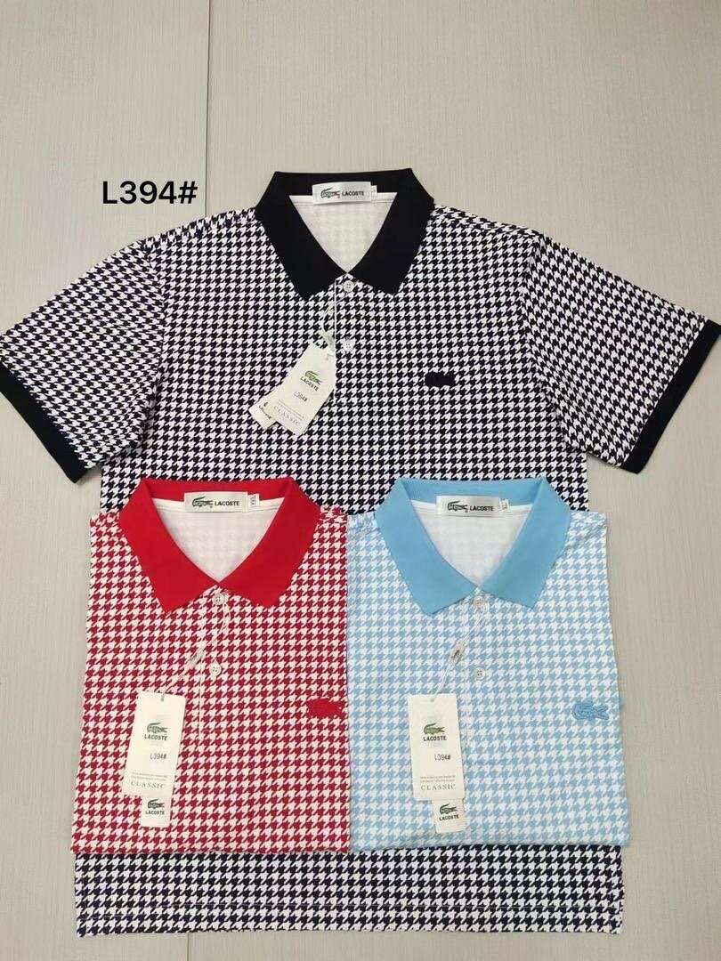 Polos en coton imprimé homme