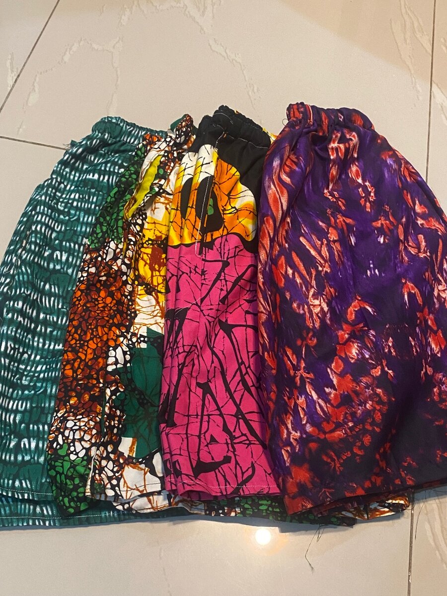 Shorts à motifs colorés