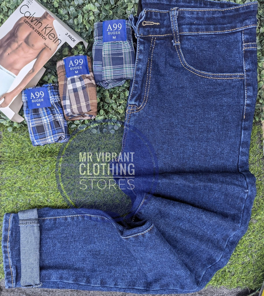 Combo of a Trousers and a  set of 3 boxers