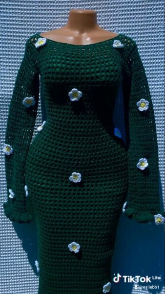 Robe crochet élégante
