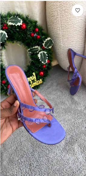 Ella Purple Midlength Mules