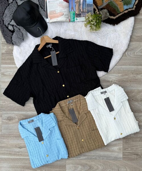 Chemise décontractée unisexe