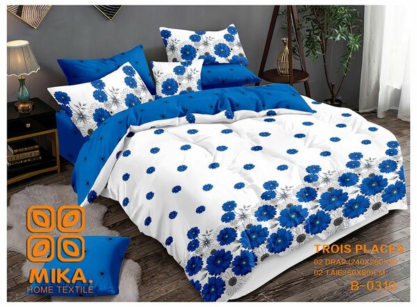 Housse de couette, drap et taies