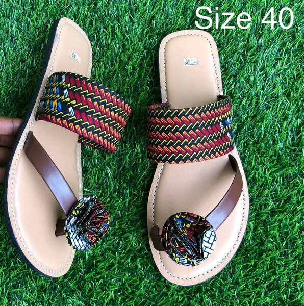 African fabric footwear