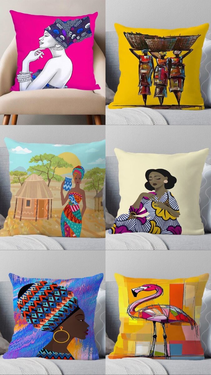 Coussins décoratifs ethniques