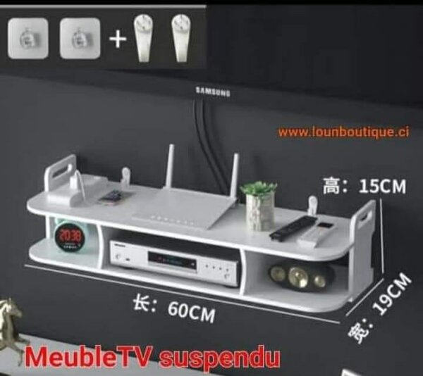 MeubleTV suspendu