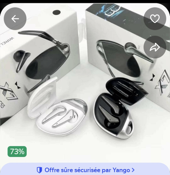 Écouteurs Bluetooth sans Fil X7