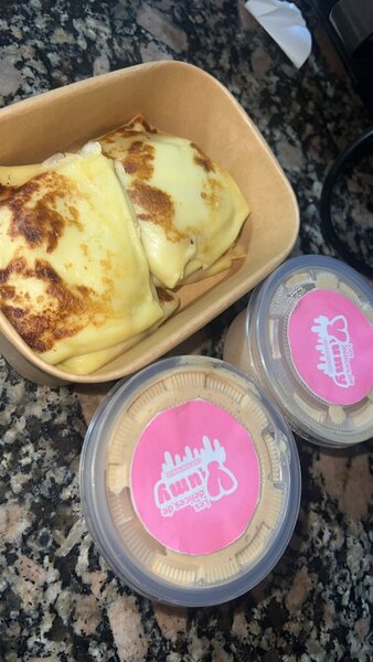 Crêpes fourrées délicieuses