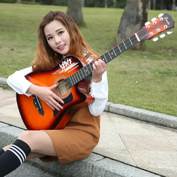 Guitare Acoustique Colorée