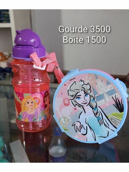 Gourde et Boîte Enfants