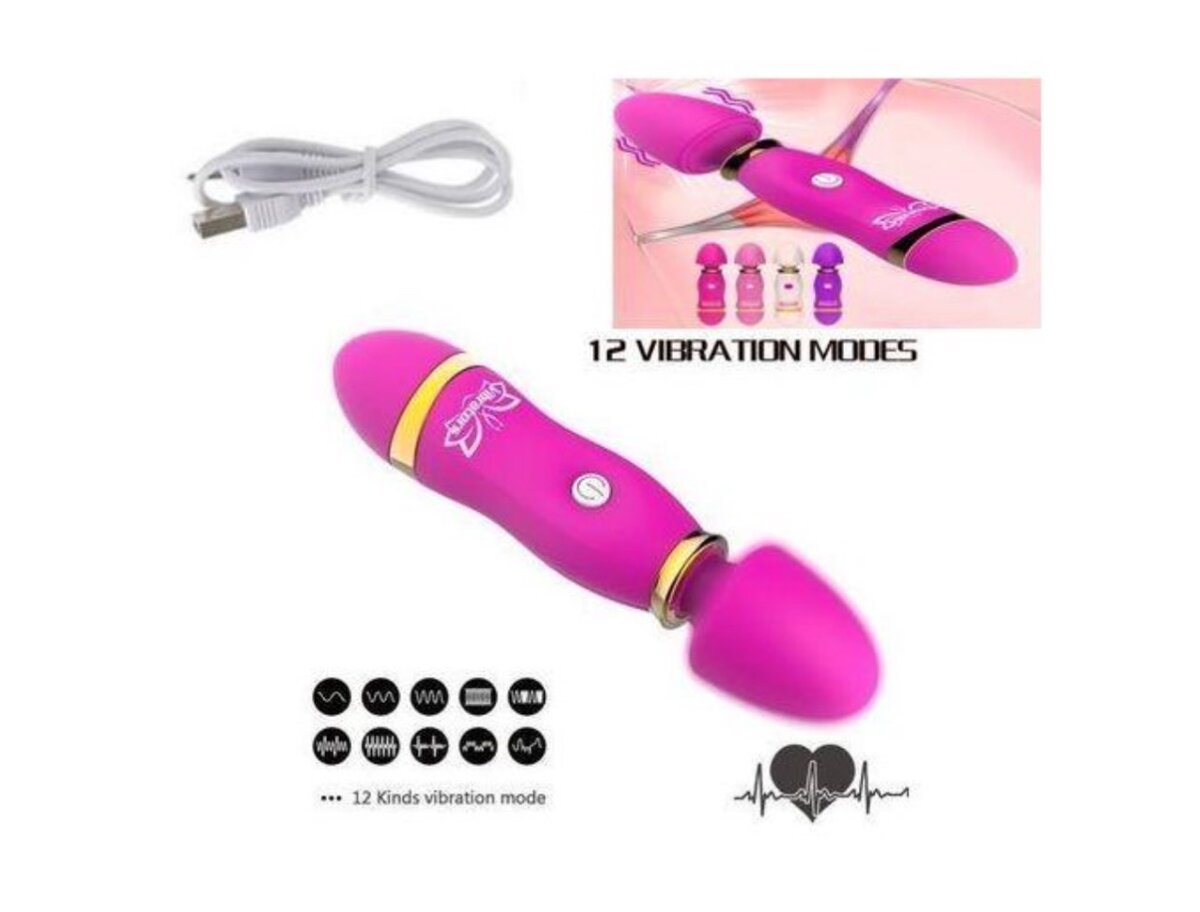 Vibromasseur 12 Modes Rechargeable