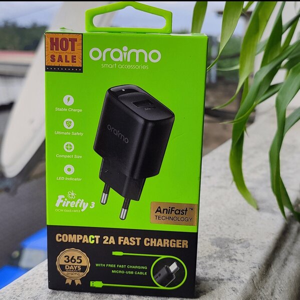 Chargeur Rapide 2A Oraimo