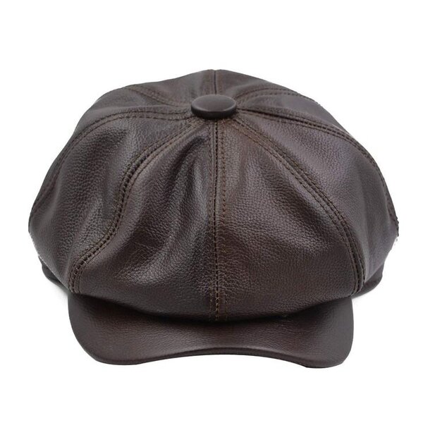 Leather cap