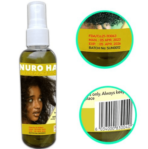 Nnuro hair growth oil