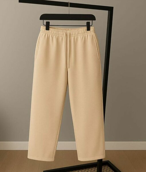 Pantalon beige uni