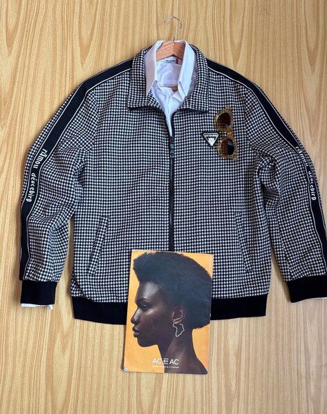 Veste mode à carreaux