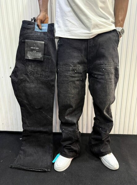 Jeans noirs décontractés