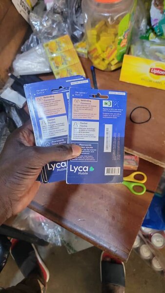 Cartes SIM Belgique Lycamobile