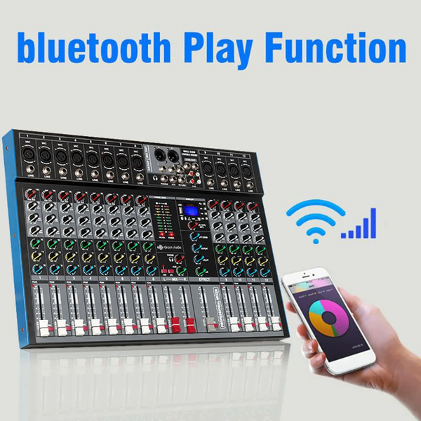 Mixeur Audio Bluetooth 12 Canaux