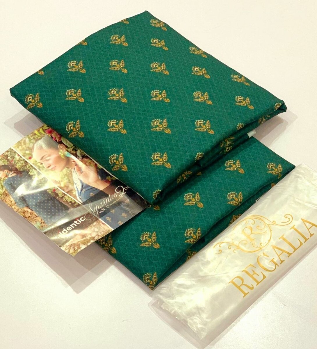 *IDENTIC BY REGALIA  TEXTILE  DIGITAL PRINTED VOL02 LAWN 2Pc