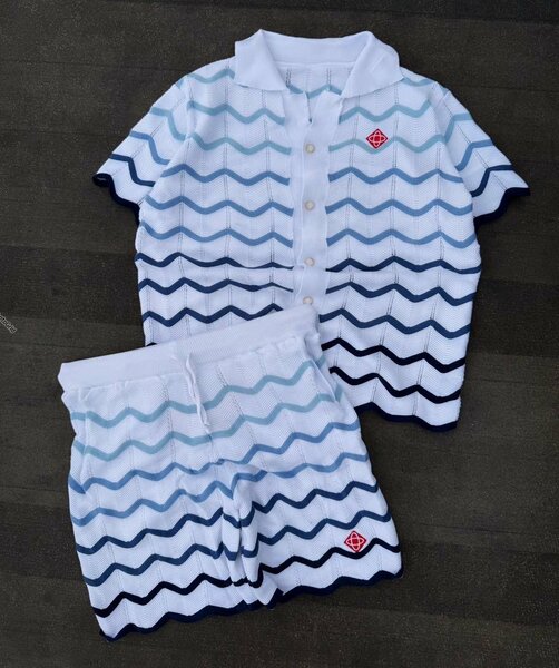 Tenue estivale en tricot pour hommes