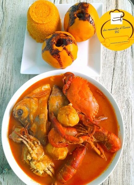 Plat de fruits de mer exotique