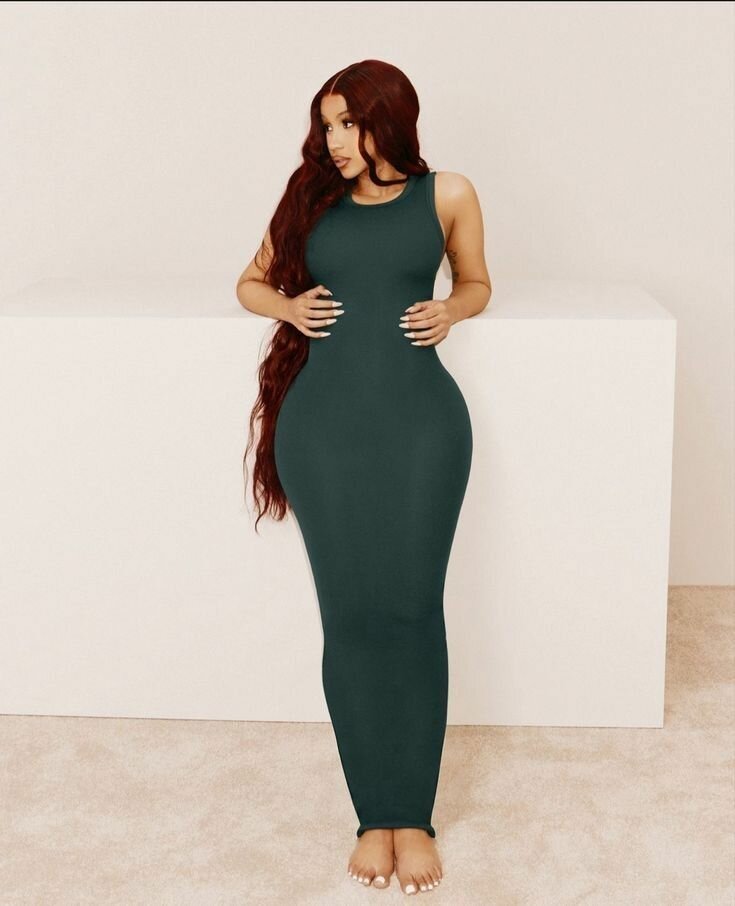 Maxi dresses (slit and non slit) round neck, cut shoulder