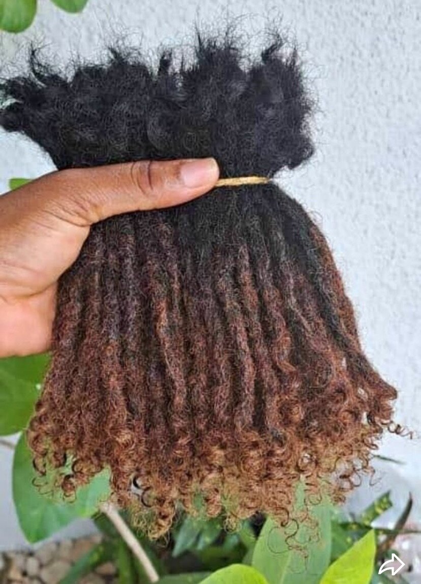 Extensions de cheveux crépus ombrés