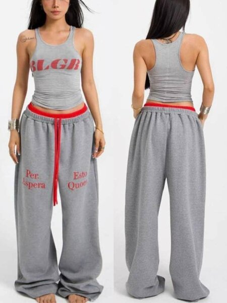 Pantalon large confortable femme