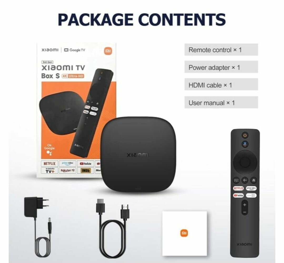 TV Box S 4K 3 eme géné Xiaom