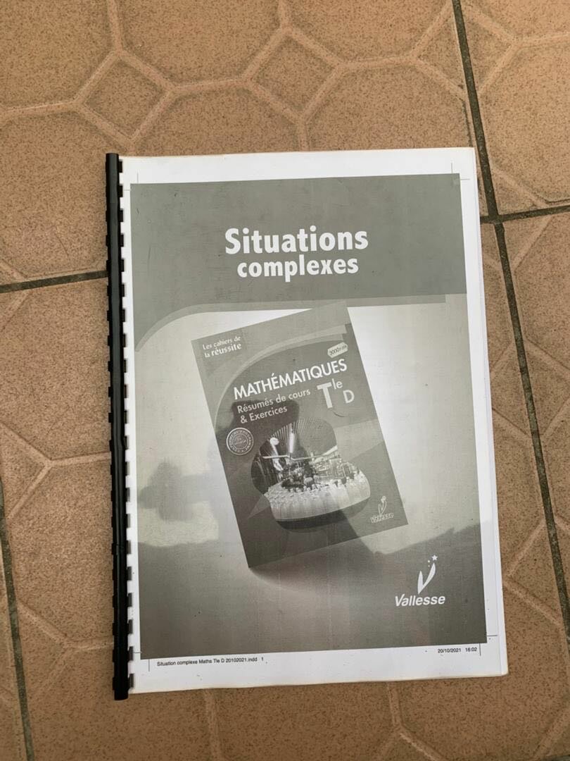 Livre de Maths Situations Complexes