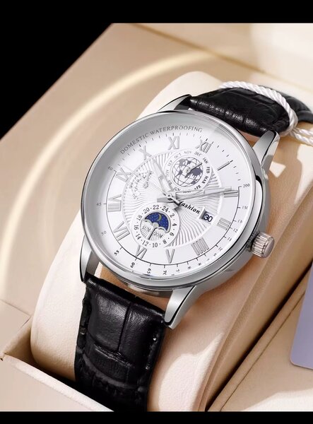 Montre Homme Élégante Cuir