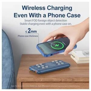 PowerBank Sans Fil Avec Induction électrique 10000mAh