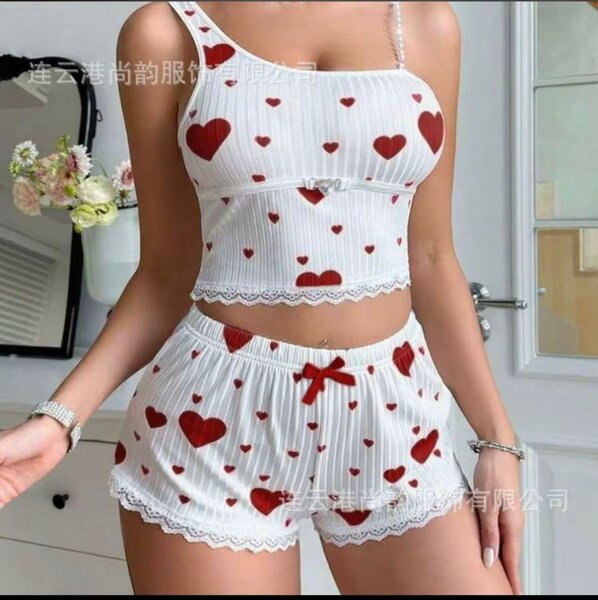 Pyjama Femme Cœur Confort
