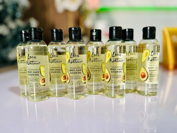 Nourishing Body, Face & Hair Oil with organic Avocado oil